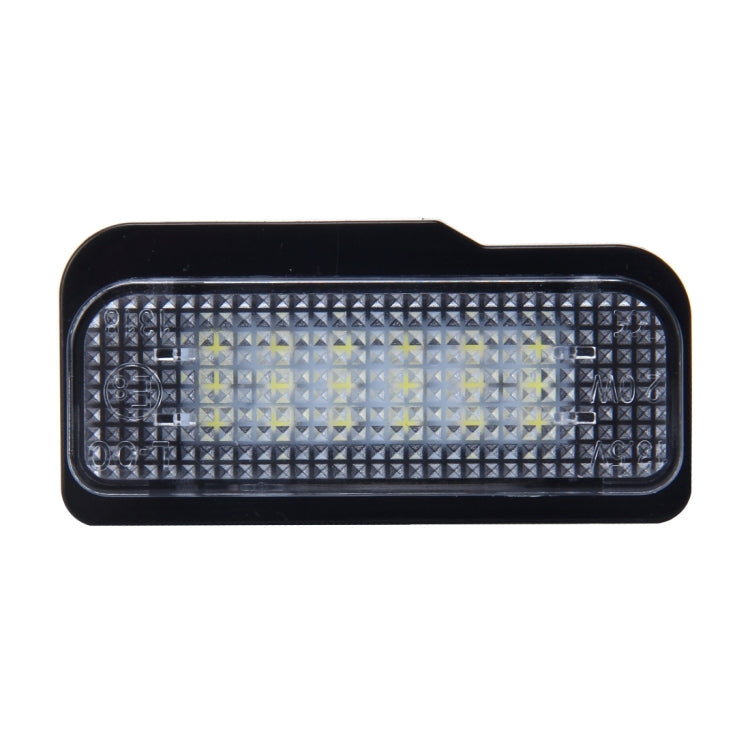 2 PCS Canbus License Plate Light with 24 SMD-3528 Lamps for Benz - License Plate Lights by PMC TechLife | Online Shopping South Africa | PMC TechLife | Buy Now Pay Later Mobicred