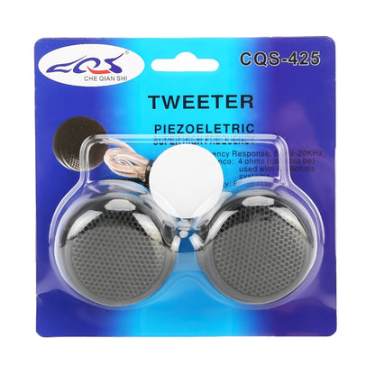 2 PCS CQS-425 100W 98dB Car Dome Tweeter Audio Loudspeaker Treble Speaker - Car Amplifiers by PMC Jewellery | Online Shopping South Africa | PMC Jewellery