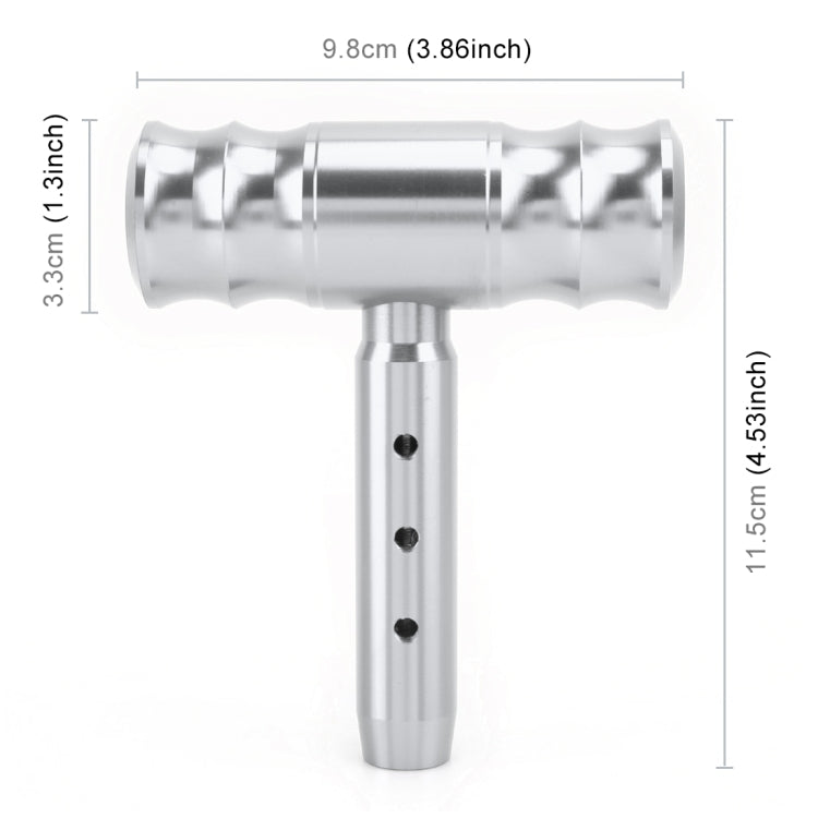 Universal Car Thread T-shaped Gear Head Gear Shift Knob(Silver) - Shift Knob by PMC TechLife | Online Shopping South Africa | PMC TechLife | Buy Now Pay Later Mobicred