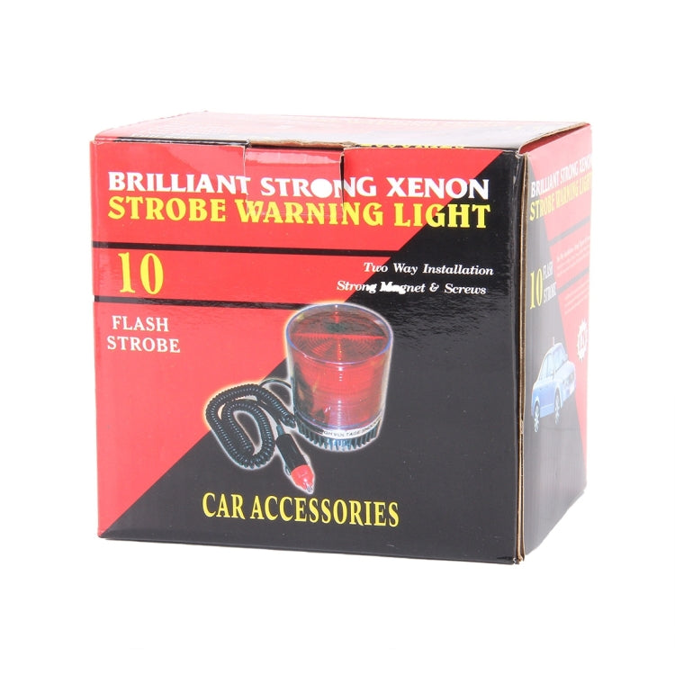 Brilliant Strong Xenon Strong Magnetic Doom Installation Flash Strobe Warning Light, DC 12V, Wire Length: 60cm(Yellow Light) - Warning Lights by PMC Jewellery | Online Shopping South Africa | PMC Jewellery | Buy Now Pay Later Mobicred