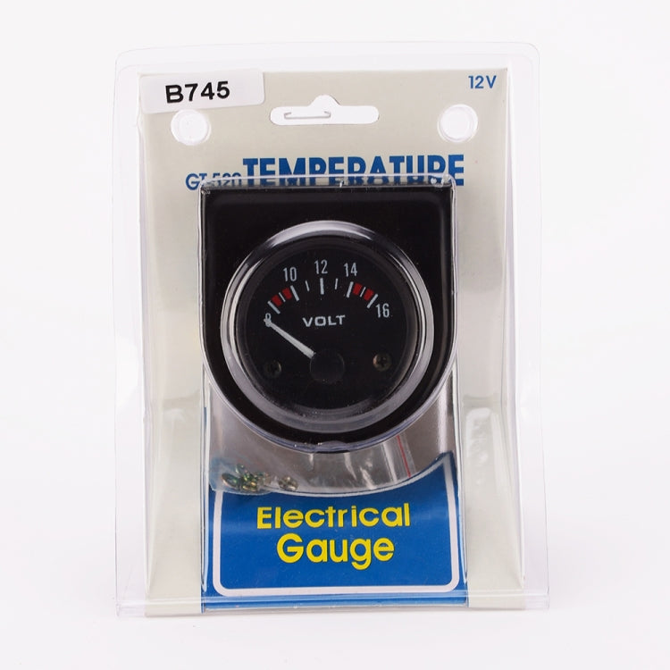 52mm Auto Gauge Car 8-16V Voltmeter - Clocks & Car Meters by PMC TechLife | Online Shopping South Africa | PMC TechLife | Buy Now Pay Later Mobicred