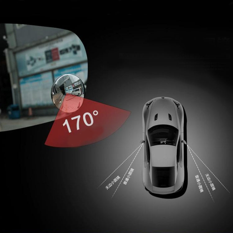 10 PCS Car Blind Spot Rear View Wide Angle Mirror, Diameter: 5.5cm - Convex Mirror & Accessories by PMC TechLife | Online Shopping South Africa | PMC TechLife | Buy Now Pay Later Mobicred