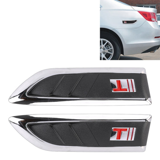 2 PCS Car Side Air Intake Flow Vent Fender Decorative Stickers Cover - Decorative Sticker by PMC Jewellery | Online Shopping South Africa | PMC Jewellery | Buy Now Pay Later Mobicred