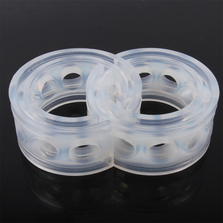 2 PCS Car Auto C+ Type Shock Absorber Spring Bumper Power Cushion Buffer, Spring Spacing: 32mm, Colloid Height: 60mm - free shipping - PMC TechLife - Order now!