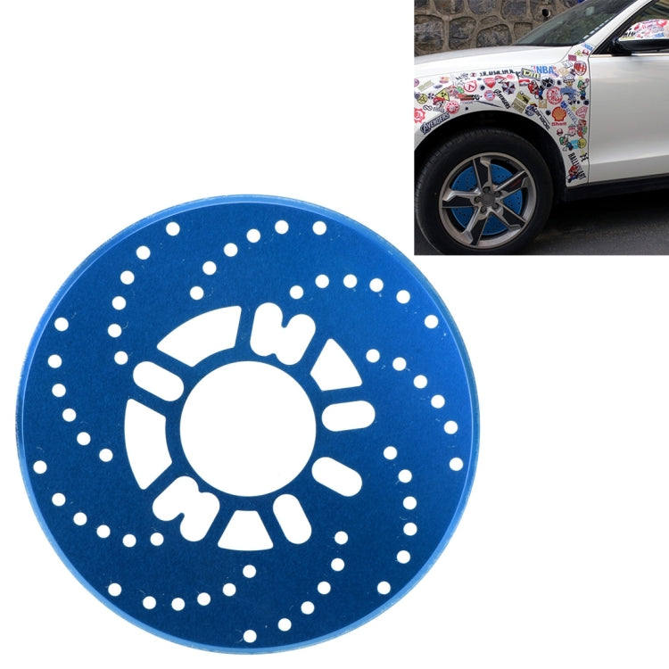 2 PCS Universal Aluminium Auto Car Wheel Disc Brake Racing Decorative Cover(Blue) - Wheels Tires & Parts by PMC TechLife | Online Shopping South Africa | PMC TechLife | Buy Now Pay Later Mobicred