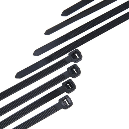 250pcs /Pack 5mm*300mm Nylon Cable Ties(Black) - Booster Cable & Clip by PMC Jewellery | Online Shopping South Africa | PMC Jewellery