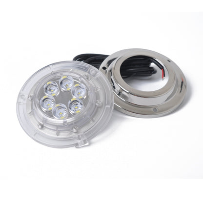 DC 10-30V 12W IP68 316 Stainless 6 LEDs White Light Underwater Light Boat High Power Bright for Marine / Yacht - Marine Accessories & Parts by PMC Jewellery | Online Shopping South Africa | PMC Jewellery