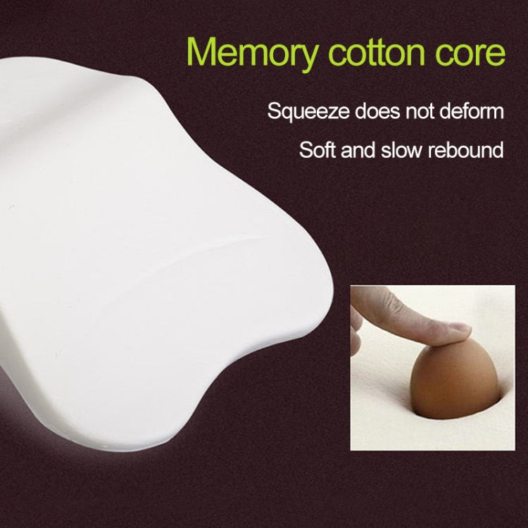 Four Seasons Breathable Memory Foam Car Neck Pillow Polyester Headrest (Purple) - Seat Accessories by PMC TechLife | Online Shopping South Africa | PMC TechLife | Buy Now Pay Later Mobicred