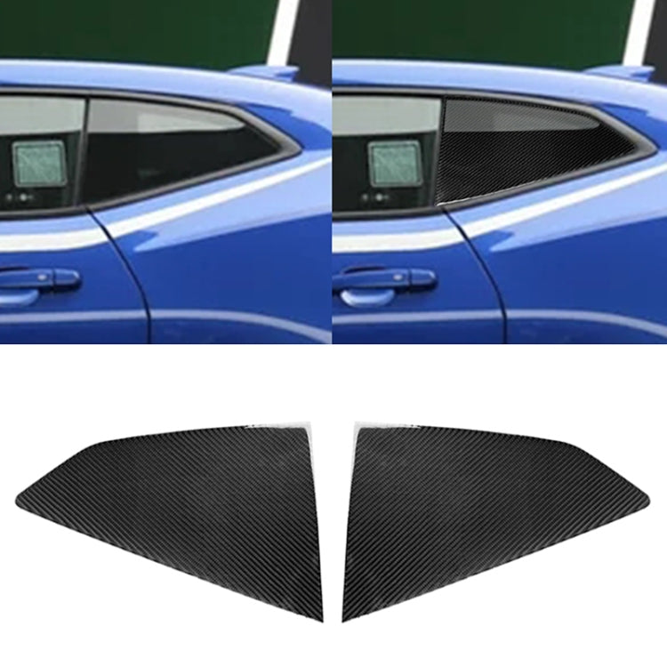 2 PCS Car Carbon Fiber Shutter Decorative Sticker for Chevrolet Camaro 2017-2019 - Window Foils & Solar Protection by PMC TechLife | Online Shopping South Africa | PMC TechLife | Buy Now Pay Later Mobicred