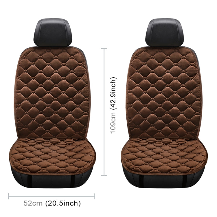 Car 24V Front Seat Heater Cushion Warmer Cover Winter Heated Warm, Double Seat (Coffee) - Seat Accessories by PMC Jewellery | Online Shopping South Africa | PMC Jewellery | Buy Now Pay Later Mobicred