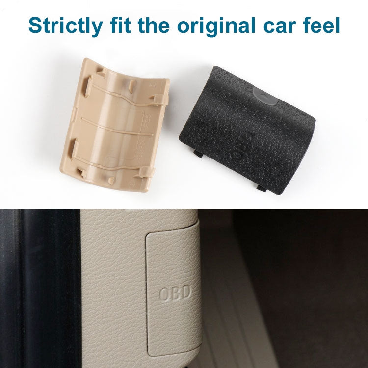 Car Diagnostic Plug Cover OBD Panel Decorative Cover 51437147538 for BMW E90 2005-2012(Beige) - Car Interior Mouldings by PMC TechLife | Online Shopping South Africa | PMC TechLife | Buy Now Pay Later Mobicred