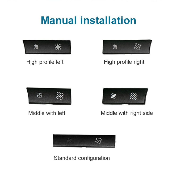 Car Wind Power Switch Air Conditioning Air Volume Button for BMW 5 Series 2011-2017 / 7 Series 2009-2015, Right High Configuration - Car Switches by PMC TechLife | Online Shopping South Africa | PMC TechLife | Buy Now Pay Later Mobicred