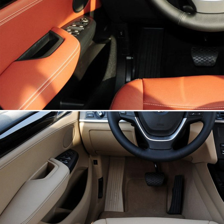 Car Front Left Inside Doors Handle Pull Trim Cover 5141 7394 519-1 for BMW X3 X4, Left Driving (Beige) - Door Handles by PMC TechLife | Online Shopping South Africa | PMC TechLife | Buy Now Pay Later Mobicred