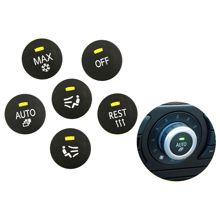 Car Air Conditioner Panel Switch Button RIGHT Key 6131 9250 196-1 for BMW E60 2003-2010, Left Driving - Car Switches by PMC TechLife | Online Shopping South Africa | PMC TechLife | Buy Now Pay Later Mobicred
