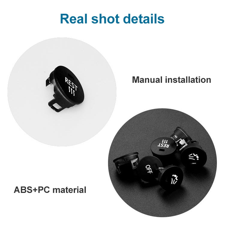 Car Air Conditioner Panel Switch Button RIGHT Key 6131 9250 196-1 for BMW E60 2003-2010, Left Driving - Car Switches by PMC TechLife | Online Shopping South Africa | PMC TechLife | Buy Now Pay Later Mobicred