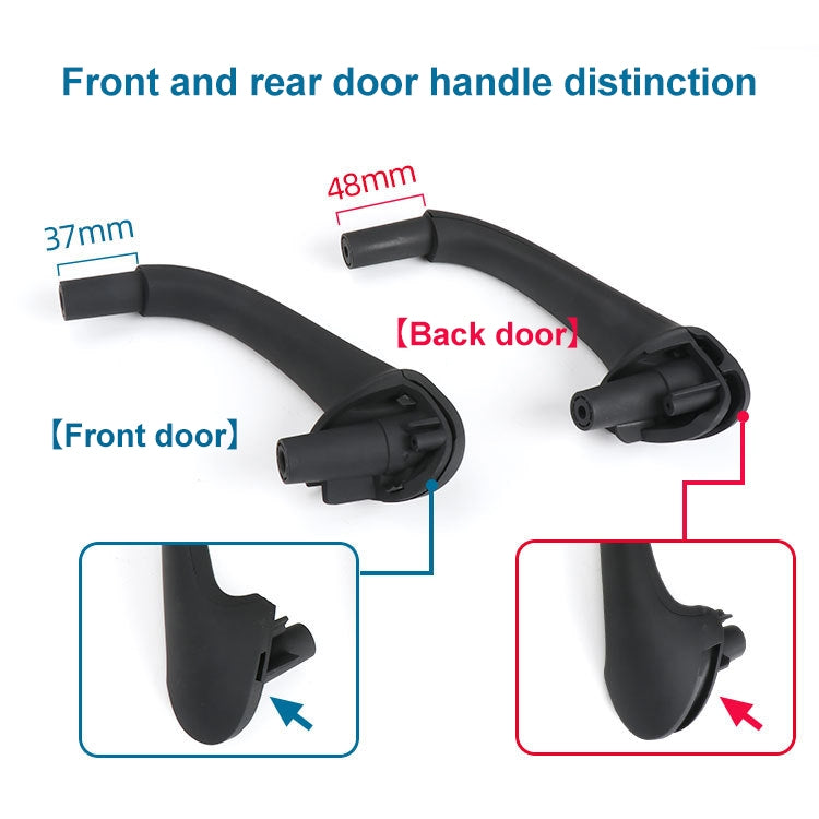 Car Rear Left Inside Doors Handle Pull Trim Cover for Mercedes-Benz C-class W203 -2007, Left Driving (Beige) - Door Handles by PMC TechLife | Online Shopping South Africa | PMC TechLife | Buy Now Pay Later Mobicred