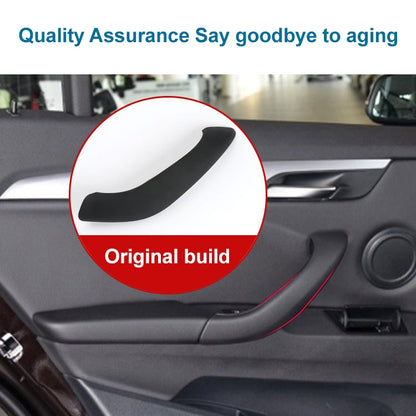 Car Left Side Inside Doors Handle Pull Trim Cover 51417417513 for BMW X1 2016-, Left Driving (Beige White) - Door Handles by PMC Jewellery | Online Shopping South Africa | PMC Jewellery | Buy Now Pay Later Mobicred