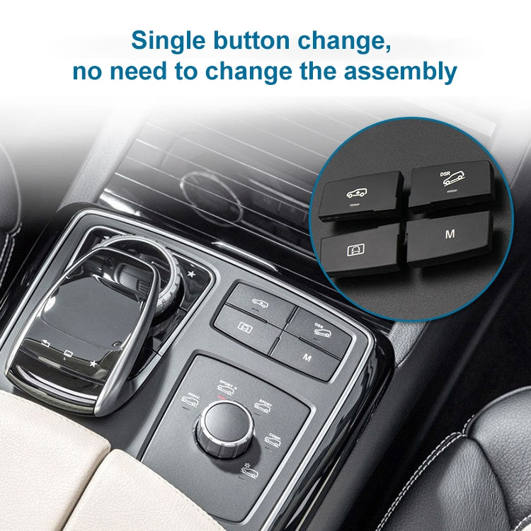 Car Model B3 Downhill Auxiliary Switch Shift Button for Mercedes-Benz GL GLE Class W166, Left Driving - Car Switches by PMC Jewellery | Online Shopping South Africa | PMC Jewellery