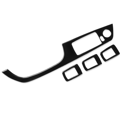 For BMW 3 Series E90/320i/325i 2005-2012 Car Left Drive Window Lifting Panel without Folding Key Decorative Sticker, Diameter: 37.8cm - Car Interior Mouldings by PMC Jewellery | Online Shopping South Africa | PMC Jewellery | Buy Now Pay Later Mobicred