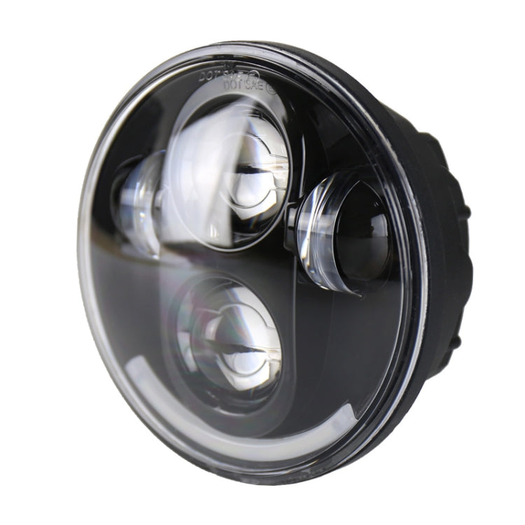 5.75 inch DC12V 6000K-6500K 40W Car LED Headlight for Harley(Black) - Work Lights by PMC Jewellery | Online Shopping South Africa | PMC Jewellery | Buy Now Pay Later Mobicred