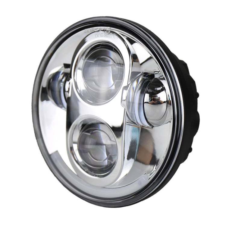 5.75 inch DC12V 6000K-6500K 40W Car LED Headlight for Harley (Silver) - LED Headlamps by PMC Jewellery | Online Shopping South Africa | PMC Jewellery | Buy Now Pay Later Mobicred