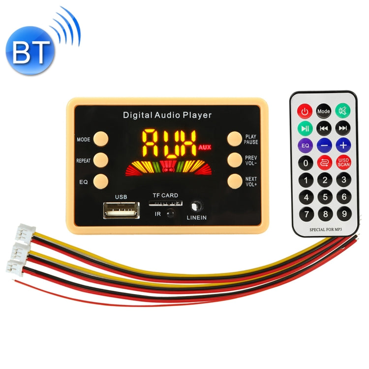 Car 5V Color Screen Audio MP3 Player Decoder Board FM Radio TF Card USB, with Bluetooth Function & Remote Control - Car MP3 & MP4 & MP5 by PMC TechLife | Online Shopping South Africa | PMC TechLife | Buy Now Pay Later Mobicred
