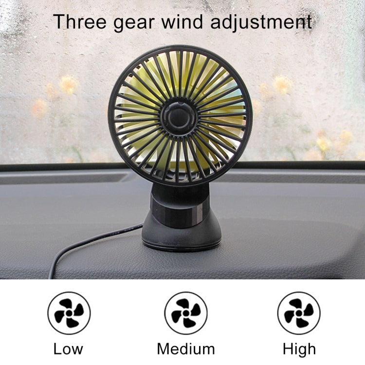 F402 Portable Car Center Console Sucker Electric Cooling Fan with Aromatherapy - Heating & Fans by PMC Jewellery | Online Shopping South Africa | PMC Jewellery