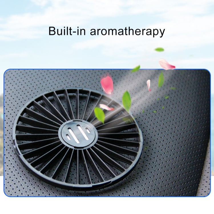 F402 Portable Car Center Console Sucker Electric Cooling Fan with Aromatherapy - Heating & Fans by PMC TechLife | Online Shopping South Africa | PMC TechLife