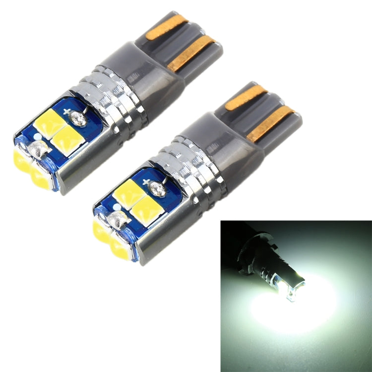 2 PCS T10 / W5W / 168 DC12-24V / 1.8W / 6000K / 140LM Car Clearance Light 4LEDs SMD-3030 Lamp Beads with Decoding & Constant Current - Clearance Lights by PMC TechLife | Online Shopping South Africa | PMC TechLife | Buy Now Pay Later Mobicred