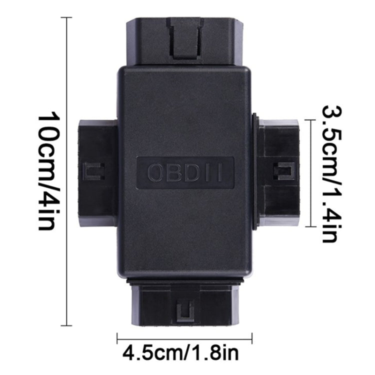 16PIN Car OBD Diagnostic Extended Plug OBD2 Splitter - Cables & Connectors by PMC TechLife | Online Shopping South Africa | PMC TechLife | Buy Now Pay Later Mobicred