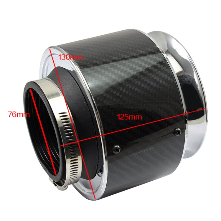 XH-UN013 Car Universal Modified High Flow Carbon Fiber Mushroom Head Style Air Filter - Air Intake System by PMC Jewellery | Online Shopping South Africa | PMC Jewellery | Buy Now Pay Later Mobicred