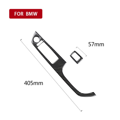 2 in 1 Carbon Fiber Car Right Driving Lifting Panel Decorative Sticker for BMW E92 2005-2012 - Car Interior Mouldings by PMC Jewellery | Online Shopping South Africa | PMC Jewellery | Buy Now Pay Later Mobicred