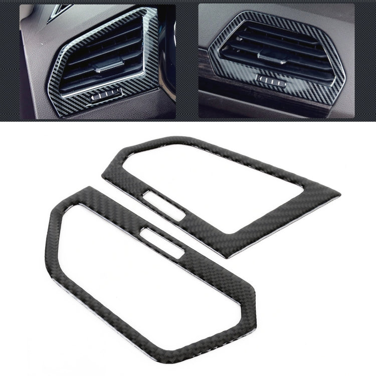 Car Carbon Fiber Central Control Side Air Outlet Frame Decorative Sticker for Volkswagen Tiguan L - Car Interior Mouldings by PMC Jewellery | Online Shopping South Africa | PMC Jewellery | Buy Now Pay Later Mobicred