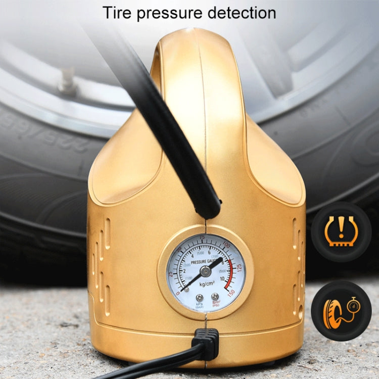 DC 12V 100W Four In One Portable  Car Tire Pump Inflatable Pump(Rose Gold) - Inflatable Pump by PMC Jewellery | Online Shopping South Africa | PMC Jewellery