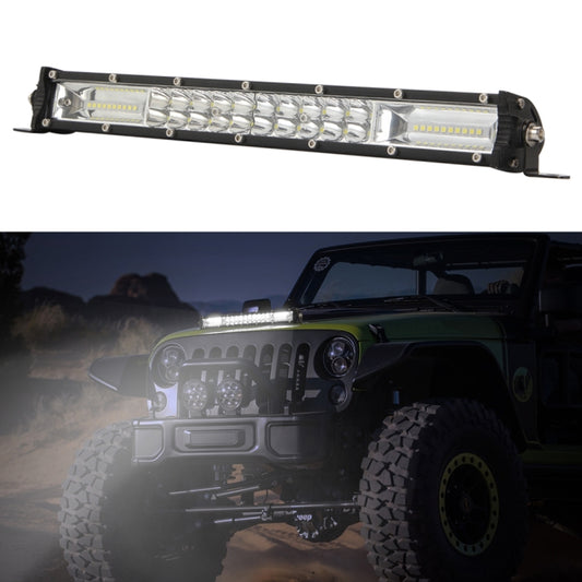 15 inch Two Rows DC9-30V 22W 6000K IP67 Car Truck Off-road Vehicle LED Work Lights Spot / Flood Light - Work Lights by PMC Jewellery | Online Shopping South Africa | PMC Jewellery | Buy Now Pay Later Mobicred