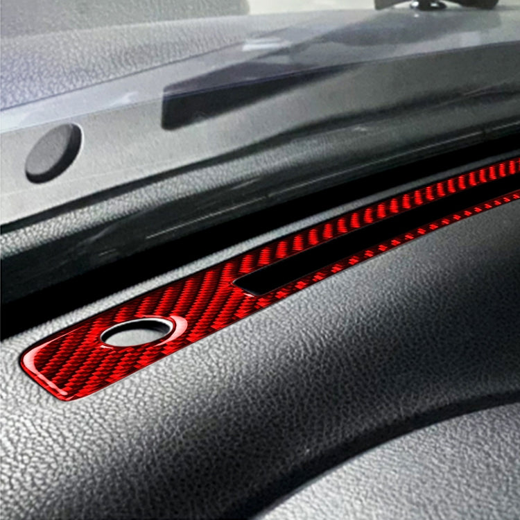 Car Carbon Fiber Central Control Instrument Air Outlet Decorative Sticker for Subaru BRZ / Toyota 86 2013-2020, Left and Right Drive Universal (Red) - Car Interior Mouldings by PMC Jewellery | Online Shopping South Africa | PMC Jewellery | Buy Now Pay Later Mobicred