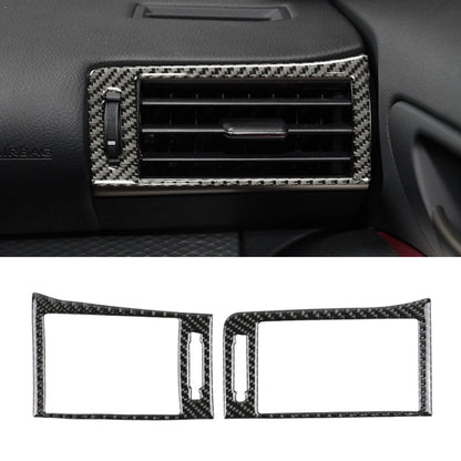 Car Carbon Fiber Left and Rght Air Outlet Decorative Sticker for Lexus IS250 2013-, Left Drive - Car Interior Mouldings by PMC Jewellery | Online Shopping South Africa | PMC Jewellery | Buy Now Pay Later Mobicred