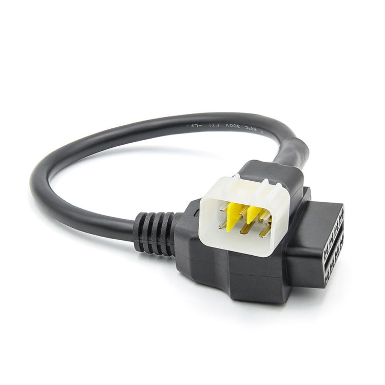 DELPHI Motorcycle OBD Female to 6PIN Connector Cable - Cables & Connectors by PMC TechLife | Online Shopping South Africa | PMC TechLife | Buy Now Pay Later Mobicred