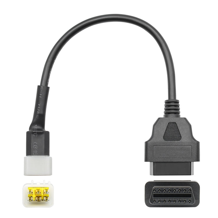 DELPHI Motorcycle OBD Female to 6PIN Connector Cable - Cables & Connectors by PMC TechLife | Online Shopping South Africa | PMC TechLife | Buy Now Pay Later Mobicred