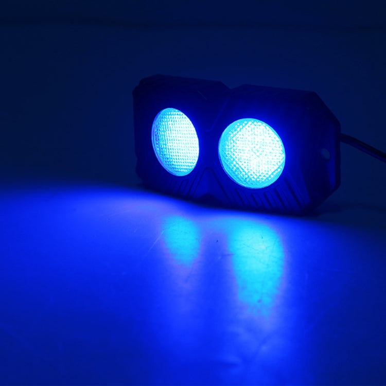 18W DC 12-24V 1.2A LED Double Row Car Bottom Light / Chassis Light / Yacht Deck Atmosphere Light (Blue Light) - Decorative Lights by PMC TechLife | Online Shopping South Africa | PMC TechLife | Buy Now Pay Later Mobicred