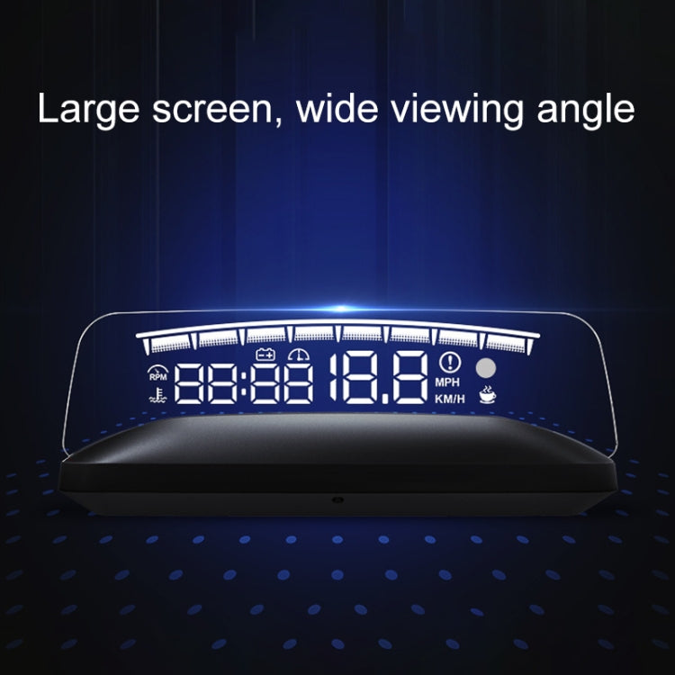 H402 Car 4 inch OBD Mode HUD Head-up Display Support Engine Failure Alarm / Water Temperature Alarm Voltage Alarm - Head Up Display System by PMC Jewellery | Online Shopping South Africa | PMC Jewellery | Buy Now Pay Later Mobicred