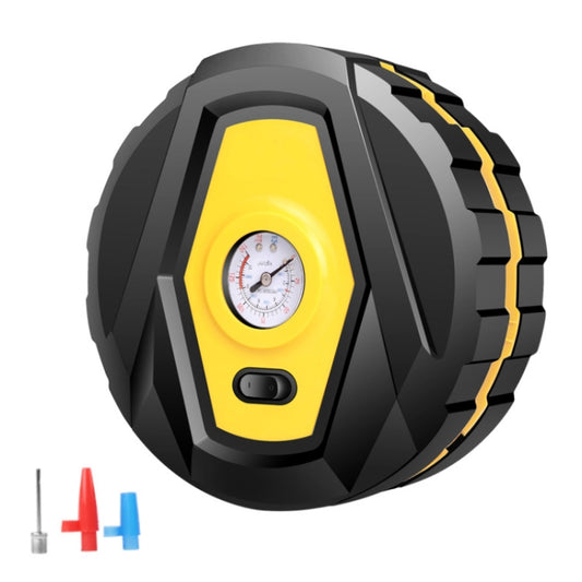 DC12V 120W Portable Multifunctional Round Car Air Pump with Pointer - Inflatable Pump by PMC Jewellery | Online Shopping South Africa | PMC Jewellery