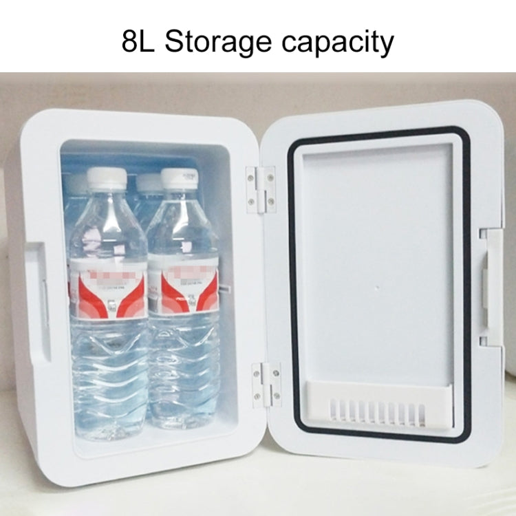 8L 37-48W Car / Home Mini Refrigerator, EU Plug(Blue) - Refrigerators by PMC TechLife | Online Shopping South Africa | PMC TechLife | Buy Now Pay Later Mobicred