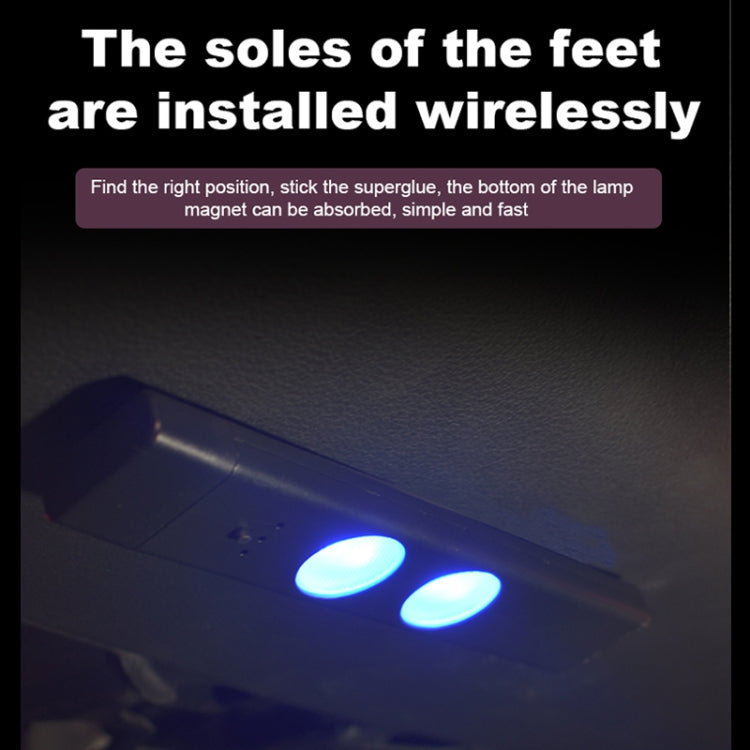 A86 Car Charging Smart Voice-activated Colorful Foot Atmosphere Light - Atmosphere lights by PMC Jewellery | Online Shopping South Africa | PMC Jewellery | Buy Now Pay Later Mobicred