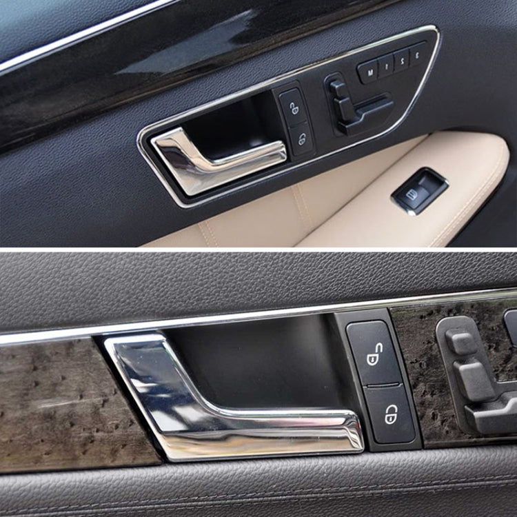 Car Left Side Electroplating Bright Inner Door Handle for Mercedes-Benz C Class W204 2008-2015, Left and Right Drive Universal - Door Handles by PMC TechLife | Online Shopping South Africa | PMC TechLife
