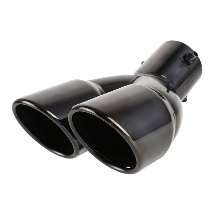Universal Car Styling Stainless Steel Elbow Exhaust Tail Muffler Tip Pipe, Inside Diameter: 6cm (Grey) - Exhaust Pipes by PMC TechLife | Online Shopping South Africa | PMC TechLife | Buy Now Pay Later Mobicred