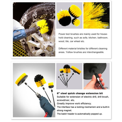 37 in 1 Floor Wall Window Glass Cleaning Descaling Electric Drill Brush Head Set - Sponges, Cloths & Brushes by PMC Jewellery | Online Shopping South Africa | PMC Jewellery | Buy Now Pay Later Mobicred