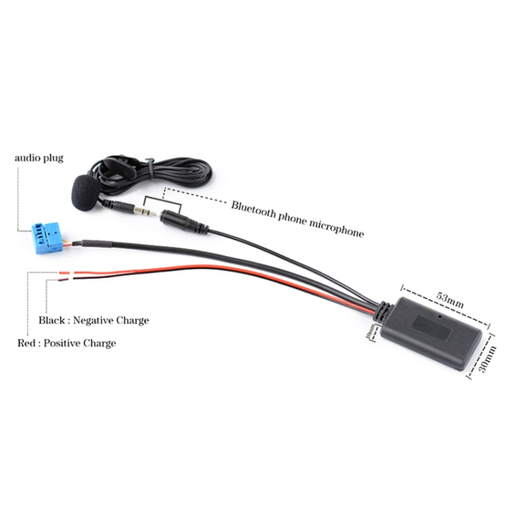 Car Wireless Bluetooth Module AUX Audio Adapter Cable for Citroen / Peugeot 307 - DIY Cables by PMC TechLife | Online Shopping South Africa | PMC TechLife | Buy Now Pay Later Mobicred