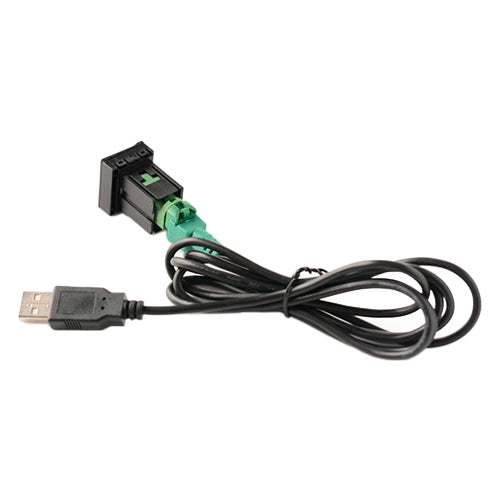 Car Center Console CD Reserved Position Modified 2.6x2.3cm USB Interface Conversion Cable Wiring Harness for Volkswagen / Audi / Skoda, Cable Length: 1m - Car Switches by PMC Jewellery | Online Shopping South Africa | PMC Jewellery | Buy Now Pay Later Mobicred