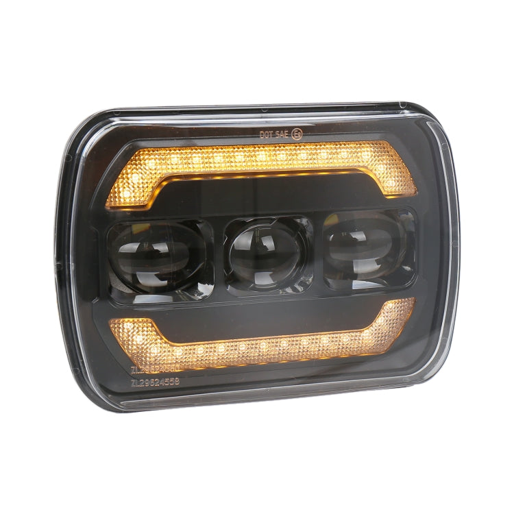 2073S 1 Pair 7 inch Car Square Headlight Work Light - Work Lights by PMC TechLife | Online Shopping South Africa | PMC TechLife | Buy Now Pay Later Mobicred